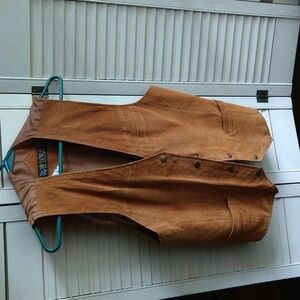 Leather vest